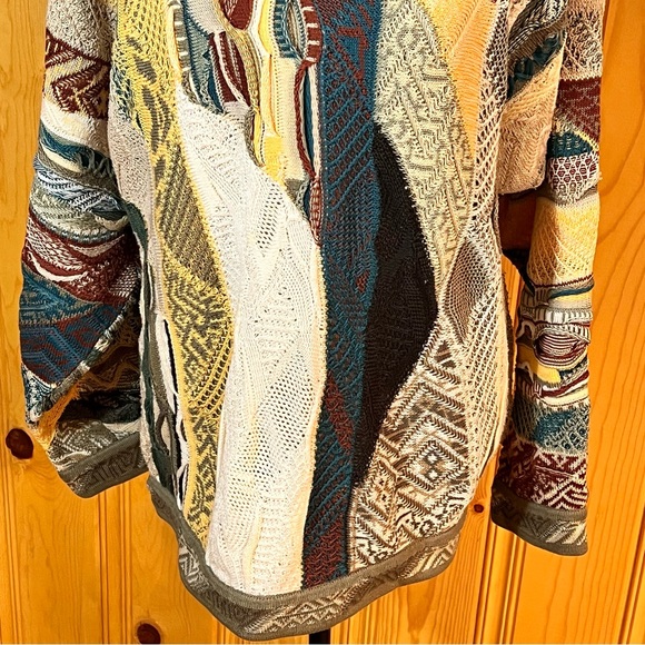 Vintage Coogi Australia 3D Knit Sweater Sz-M - Picture 3 of 9